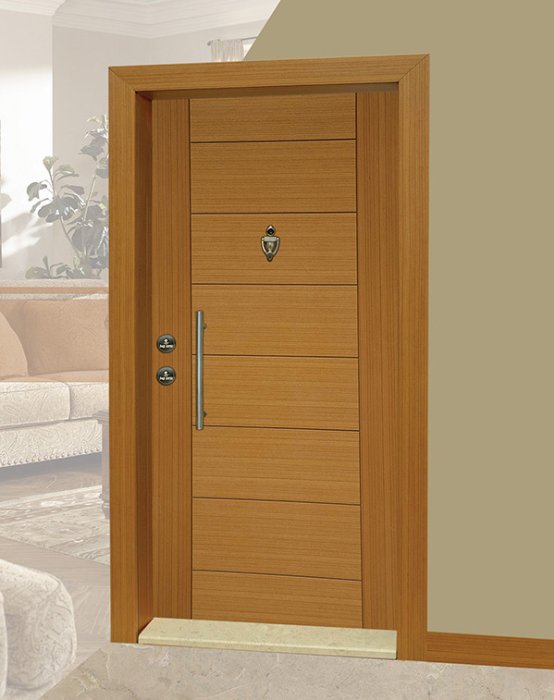 İstanbul Çelik Kapı Model i-16 TEAK