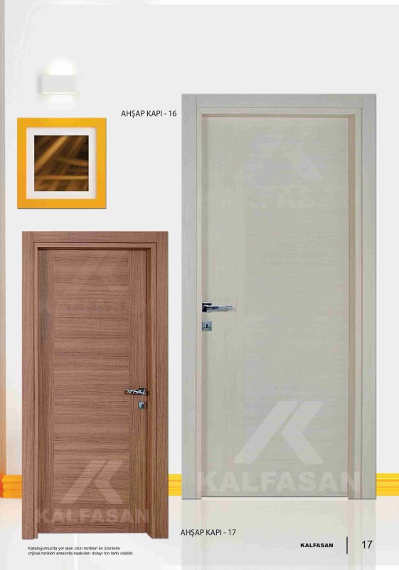 KALFASAN AHŞAP Kaplamalı Kapı 25