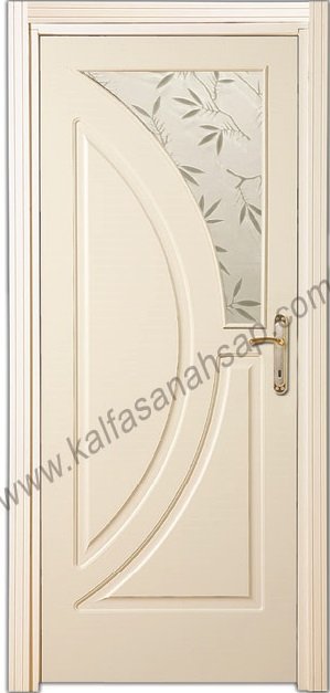KALFASAN AHŞAP Pvc Kapı Camlı 13