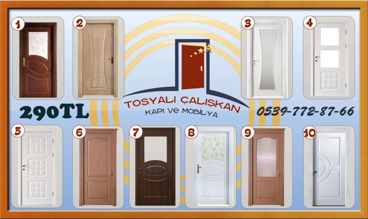 Tosyalı Çalışkan Kapı ve Mobilya Amerikan Kapı
