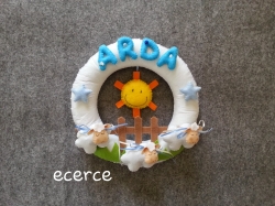 Ecer Değişik kapı süsü modeli 
